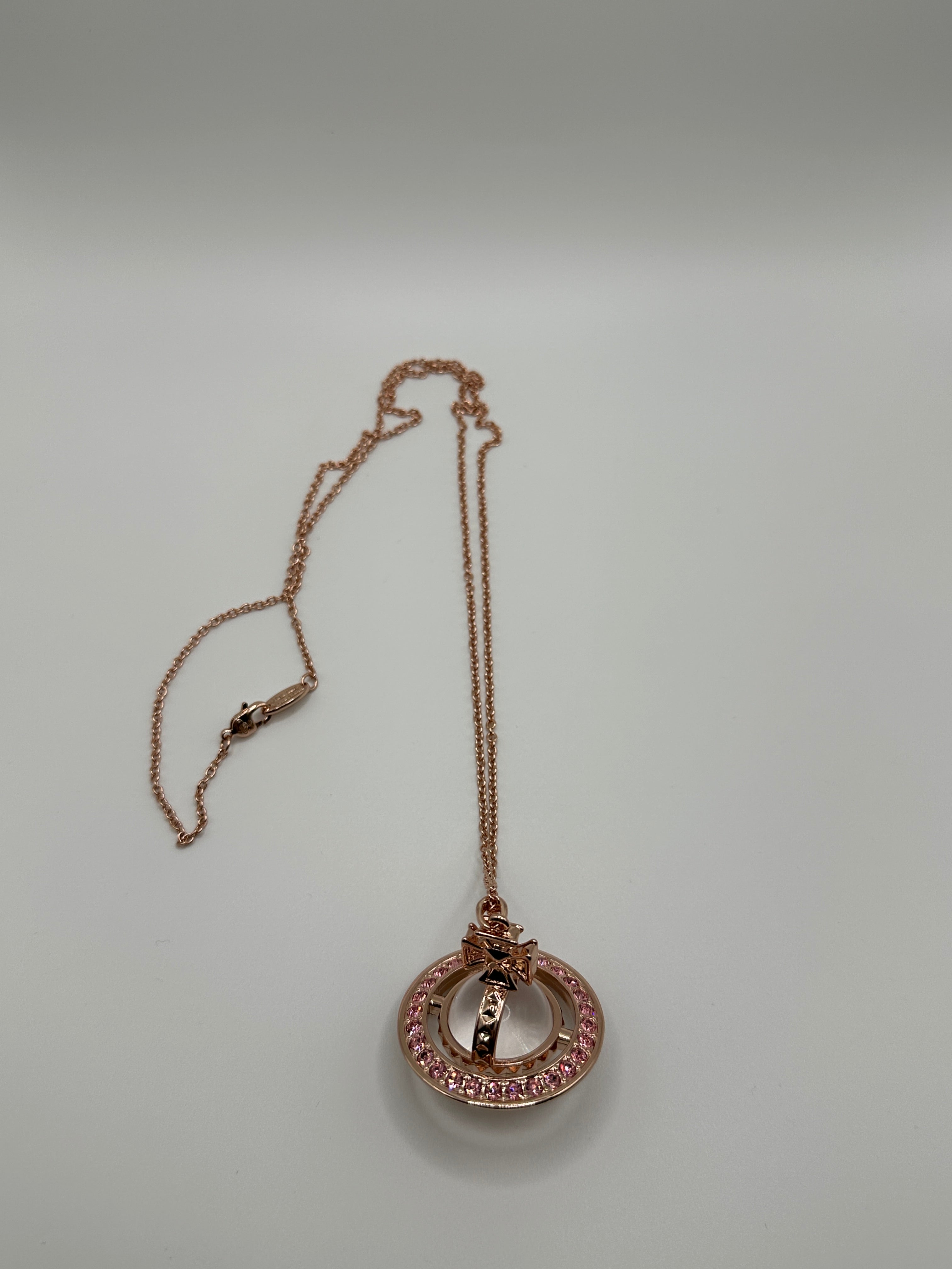 VIVIENNE WESTWOOD PINK GIANT ORB NECKLACE – 2NDEND